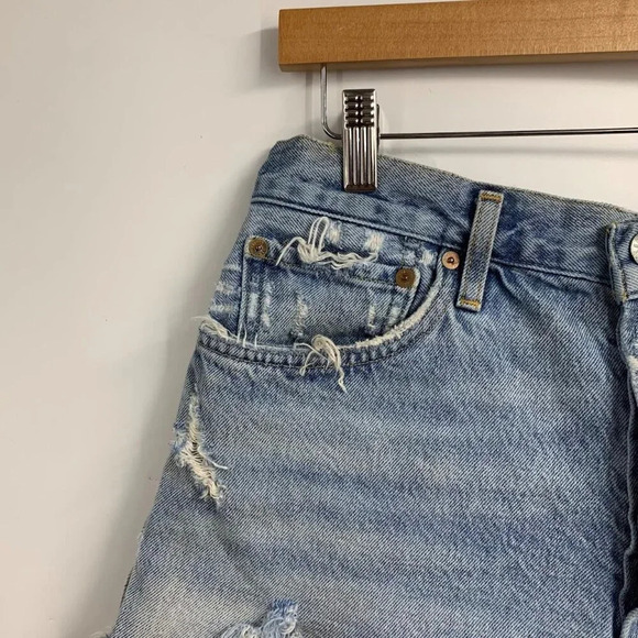 AGOLDE Women's Parker Vintage Cut Off Short in Swapmeet #A026-811 W7242 Size 30 - Picture 3 of 13